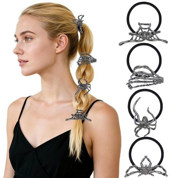 4PCS Halloween Hair Ties main image 5